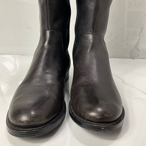 ARTURO CHIANG Falicity Tall Leather Riding Boots - Picture 8 of 11